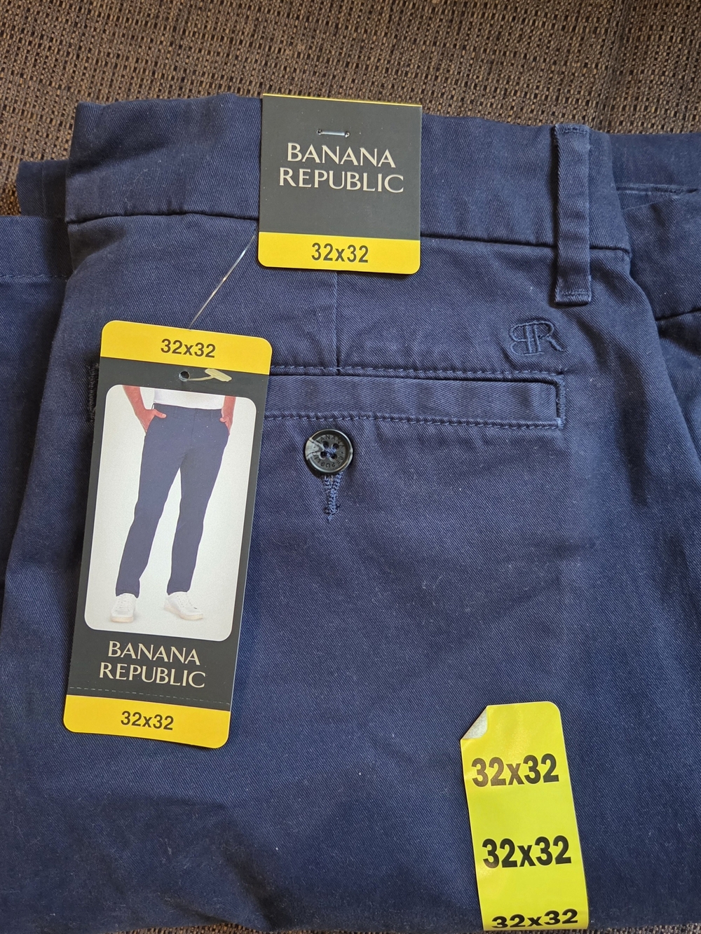 Banana Republic Men's Dark Navy Chinos - 32x32